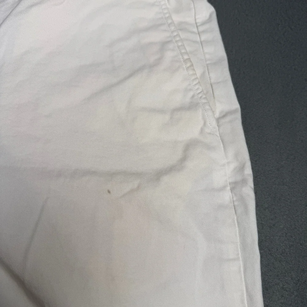 Polo Ralph Lauren Mens White Stretch Classic Fit Chino Shorts Size 38